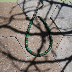 TURQUOISE COIN NECKLACE