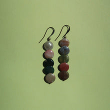 Load image into Gallery viewer, JASPER COIN EARRINGS
