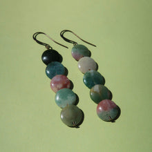 Load image into Gallery viewer, JASPER COIN EARRINGS
