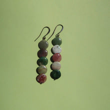 Load image into Gallery viewer, JASPER COIN EARRINGS
